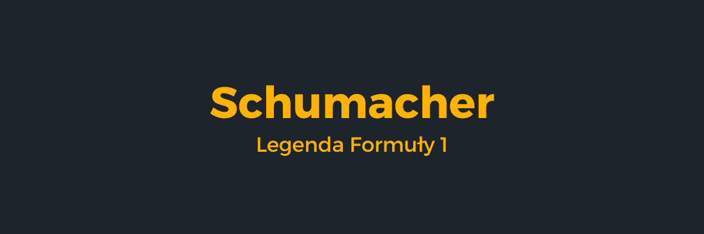 Schumacher - Legenda F1